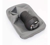 Misura per VW Beetle 1998 1999 2000 2001 2002 2003 2004 2005 2006 2007 2008 2009 2010 Nuovo Stivale in Pelle con pomello del Cambio a 5 Marce (Nome Colore: Giator Grigio) -Grey_Giator