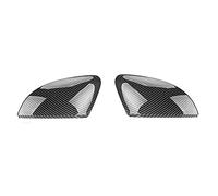 Misura per VW POLO MK5 6R 6C 2014-2017 Car New Side Wing Mirror Cover Caps Copertura in fibra di carbonio Look Mirror Cover specchietto retrovisore Cover-carbon_fiber