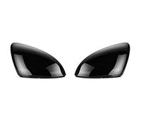 Misura per VW POLO MK5 6R 6C 2014-2017 Car New Side Wing Mirror Cover Caps Copertura in fibra di carbonio Look Mirror Cover specchietto retrovisore Cover-gloss_black