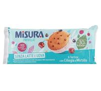 Misura Privolat Soffici Tortine Senza Lattosio e Uova con Ciliegia e Mirtillo 290g