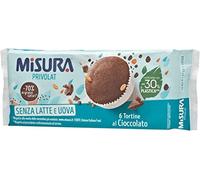 Misura Privolat Tortine Morbide al Cioccolato Senza Latte e Uova 240gr