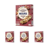 Misura Protein Barrette Semi e Mandorle, Cioccolato Fondente, Senza Glutine (Confezione da 4)