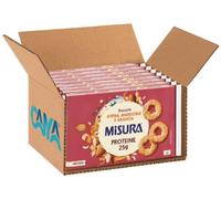 Misura Protein Biscotti Frollini con Avena, Mandorle e Arancia Ricchi di Proteine 260g [BOX da 8 Confezioni]