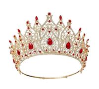 Misura regolabile rotonda sposa corona concorso Miss Tiaras abito da sposa fascia per capelli accessori