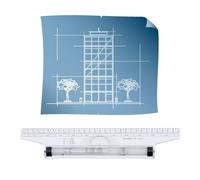 Misura Righelli Rotolanti - Rullo Paralleli | Di Cuscinetti Multiuso | Di Angoli Del Piede | Strumenti Di Misura | Di Traduzione Ruller Strumento Di Misura Ideale Per Gli Stati