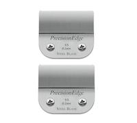 (misura Ss 0,1 Mm) Lama In Acciaio Staccabile, Compatibile Con Andis, AGC, BDC, BGC, MBG, Compatibile Con Oster, A5, Classic 76 /, Tosatrici For Cani A Bassa Temperatura(2pcs)