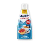 Misura® Sugarly Dolcificante Liquido Zero Calorie, 205ml | Perfetto per Caffe’ e Dolci, Senza Glutine, Senza Aspartame, Vegano, Confezione Apri e Chiudi