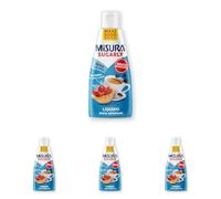 Misura® Sugarly Dolcificante Liquido Zero Calorie, Perfetto per Caffe’ e Dolci, Senza Glutine, Senza Aspartame, Vegano, Confezione Apri e Chiudi, 205ml (Confezione da 4)