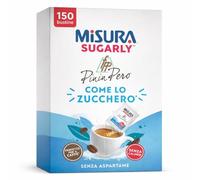 Misura Sugarly PininPero Dolcificante - 150 Bustine Monodose - Come lo Zucchero - Senza Calorie - Senza Aspartame - Ideale per Caffè e Bevande Calde e Fredde