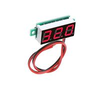 Misuratore 2 fili 0,7 cm per 2,5 ~ 30 V voltmetro digitale misuratore tester rosso LED display pannello di montaggio auto moto batt