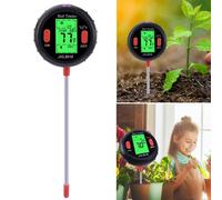 Misuratore 5 in 1 per Terreno: Temperatura, Umidit? e pH