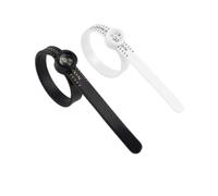 Misuratore Anelli Strumento Misurazione Set,2 PCS Misuratori per Anelli in Plastica con Lente d'Ingrandimento Misure Anelli EU Calibro Misuratore Gioielli Strumento per la Misurazione di Gioielli
