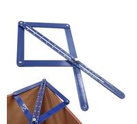 Misuratore angolare - Alta precisione, righello angolare con bilancia, calibro per a mitra | Strumento di misurazione preciso per portare precisione e amore nei loro progetti