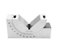Misuratore angolare regolabile Righello con blocco smussato a V ad alta precisione, angolo regolabile da 0 a 60°(AP30,0.005mm)