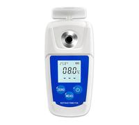 Misuratore Brix 0-55%, rifrattometro digitale ad alta precisione con schermo HD, volume campione 0,5 ml, per frutta, succhi, bevande, misurazione del contenuto di zucchero nella produzione di vino e b