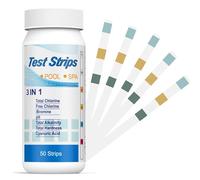 Misuratore Cloro e pH Piscina 3 in 1 - 50 Strisce Reattive Per Test Qualità Dell'Acqua