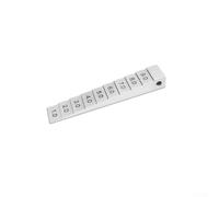Misuratore conico per saldatura a cuneo per misurazione rapida e accurata delle lacune in saldatura, acciaio al carbonio con finitura cromata (1-10 mm)