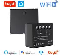 Misuratore Consumi Elettrici 16A Smart WiFi 6 App Tuya da Incasso Alexa Google