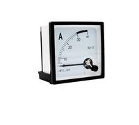 Misuratore da pannello SQ72-A 5A 10A 20A 30A 30/5 50/5 100/5 Amperometro analogico CA quadrato 72 * 72mm(100 5A)