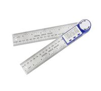Misuratore d'angolo, misuratore d'angolo digitale a 360 gradi, righello quadrato in metallo multifunzionale(Protractor 2)