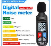 Misuratore Decibel LED Fonometro Decibel Misuratore Livello Sonoro 30-130dB