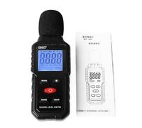 Misuratore del Livello Sonoro Display LCD Digitale Schermo Retroilluminato Ad Alta Precisione Portatile Misuratore di Rumore SPL Misuratore S8607 per Uso Industriale del Ministero
