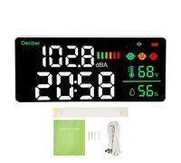Misuratore del misuratore del metro di decibel Misuratore di rumore montato a parete con schermo a LED 11 pollici per lo studio in classe Office Display Display del livello del