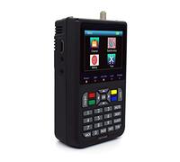 Misuratore del segnale satellitare, V9 Finder HD Satellite Finder DVB S2 Digital H.265 Full 1080P Built-in 3000mAh Batteria FTA(Noir)