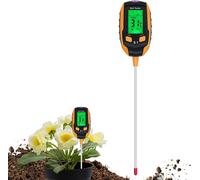 Misuratore Del Suolo Digitale 4 in 1 per Piante, Tester per Il Suolo Con Ph/Temp