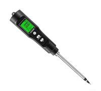 Misuratore del suolo impermeabile con sonda 2 in 1 sostituibile, compensazione della temperatura e funzione di conservazione dei dati per misurazioni precise del suolo e della temperatura (cavo di
