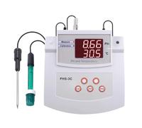 Misuratore del suolo PHS-3C Misuratore di PH digitale Precisione 0,01 Calibrazione automatica Tester da tavolo for temperatura/pH con analizzatore di qualità dell'acqua ATC for acquari da laboratorio
