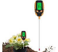 Misuratore del Suolo Piante Digitale 4 in 1 Tester Con Ph Temperatura Umidità