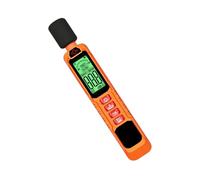 Misuratore del suono, schermo LCD retroilluminato da 30 a 130 dB, ad alta precisione, digitale, per edilizia notturna, studio, casa, cantina