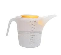 Misuratore della , 1500 ml, da cucina per miscela di pasticceria | di misurazione per liquidi per uova di alta qualità, filtro in schiuma durevole, per cucina domestica, ristoranti