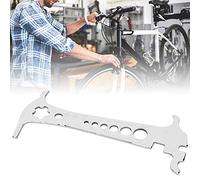 Misuratore della catena della bicicletta in acciaio inossidabile resistente per una facile misurazione e sostituzione delle catene per gli amanti della bicicletta in argento - nuovissimo