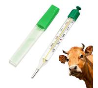 Misuratore della Temperatura per Cani | con Cordino Elastico e una Clip per la Coda | Termometro per la Temperatura dei,Adatto per Cani Bovini Ovini e Grandi Animali