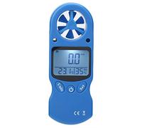 Misuratore della velocità del vento, anemometro portatile, anemometro digitale dal design compatto e leggero, display LCD di facile lettura Mini dimensioni buona fattura uomo per donna