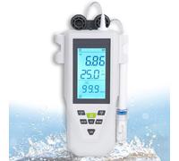 Misuratore Di Acidità Portatile, Tester Di Qualità Dell'acqua Del PH Del Laboratorio, 2 Modalità Di Misurazione, Calibrazione Di 1-3 Punti, 1000 Set Di Archiviazione Della Memoria, Con Schermo LCD