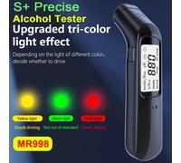 Misuratore di alcol No Touch con trasmissione vocale e indicatori LED trasparent