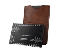 Misuratore Di Altezza Corda | Calibro In Acciaio Inossidabile Con Scale Metriche E Imperiali,Strumento Per La Regolazione Della Chitarra,Per Adulti Casa Scuola Stage Pratica Band Basso