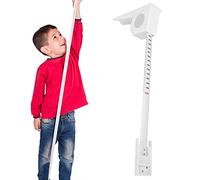 Misuratore di Altezza da Parete in ABS da 2 M Misuratore di Altezza a Parete per Uso Domestico Righello per Metro a Nastro Retrattile da 2 M/6,6 Piedi per Adulti e Bambini(Bianco)