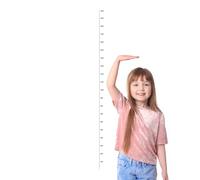 Misuratore di Altezza da Parete per Bambini Righello Da Appendere, Adesivo | Parete Decorativa Sticker Murale Rimovibile Per Camera Dei Bambini Asilo E Sala Gio