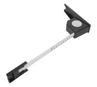 Misuratore di Altezza Parete in ABS 2 M Stadiometro Portatile per Uso Domestico Righello per Metro a Nastro Retrattile 2 M/6,6 Piedi per Adulti e Bambini(Nero)