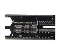 Misuratore Di Altezza Per Corde Di Chitarra - Strumento In Lega Di Alluminio, Righello D'azione Professionale, Dispositivo Di Misurazione Delle Prestazioni, Guida Alla Tonificazione | Manutenzione Rip