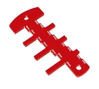 Misuratore di altezza per da tavolo, strumento di misurazione preciso, righello compatto per falegnami con letture accurate per l'elaborazione 'officina