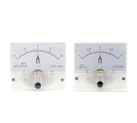 Misuratore di amperometro analogico da pannello 85C1-A CC/75 mV, amperometro da 10 A - 0-10 A, 1 pezzo (3A - 0-3A)