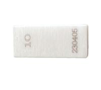 Misuratore di blocchi 1 pezzo, lunghezza 0,5-100 mm, blocchetto di riscontro rettangolare in ceramica(100mm 1pc)