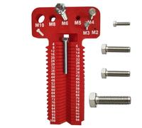 Misuratore Di Bulloni - Identificazione Istantanea Compatta | Dimensione Viti E Calibro Filettatura | Per Progetti Restauro Officina Meccanica Cantiere Riparazione Attrezzature Meccanico Fabbricatore