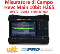 MISURATORE DI CAMPO dCSS H265 HEVC 10Bit HD DVB-S/S2 DVB-T/T2