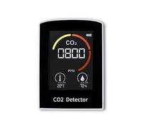 Misuratore di CO2 digitale 4 in 1 Misura la temperatura dell'umidità dell'anidride carbonica Tester del sensore TVOC Rilevatore del monitor della qualità dell'aria CO2, Eccellente sensibilità
